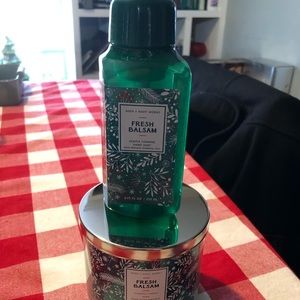 Bath & Body Works Fresh Balsam Bundle New